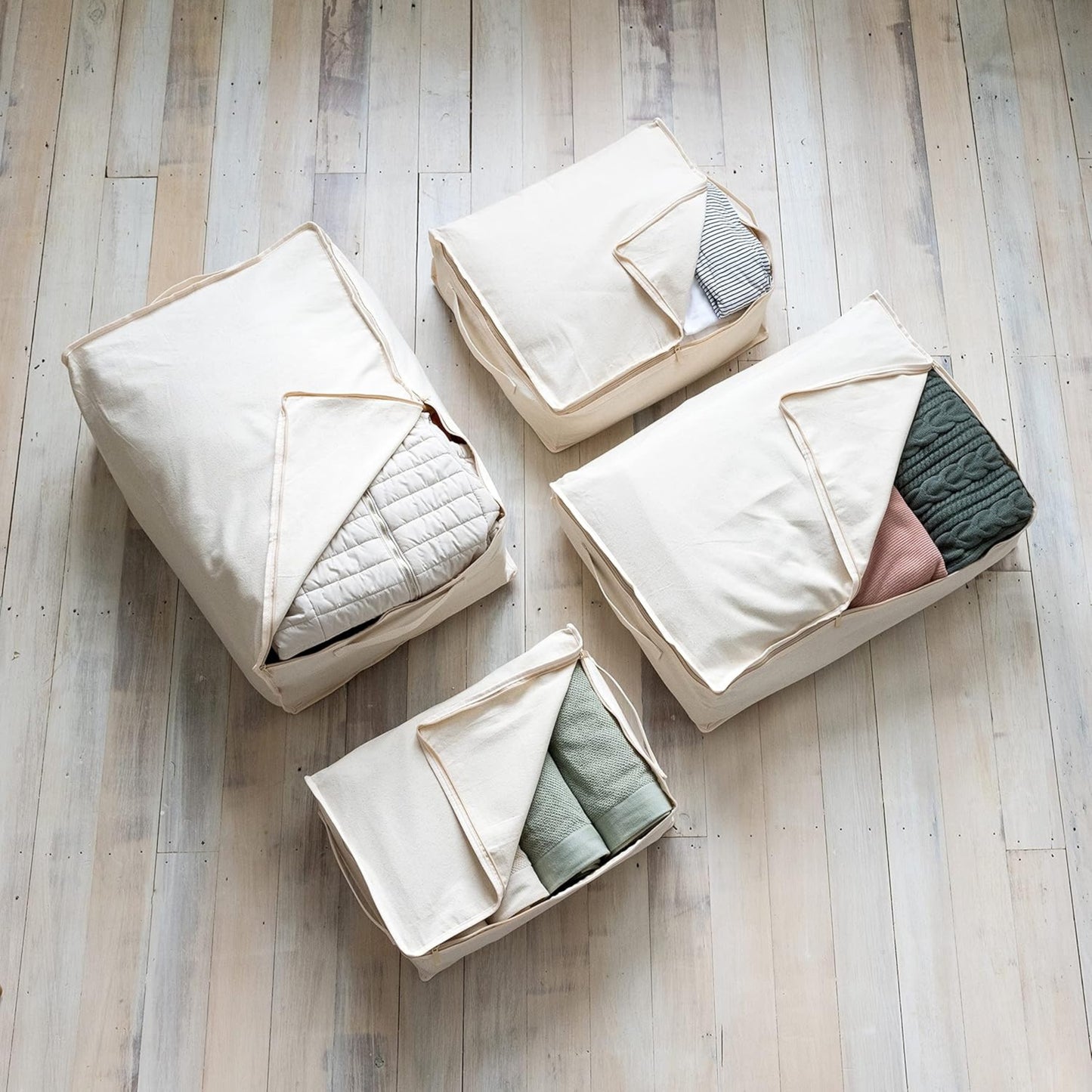 Clothing Storage Bags – 330gsm (10oz) Thick Natural Cotton