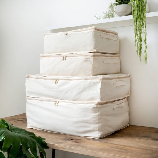 Clothing Storage Bags – 330gsm (10oz) Thick Natural Cotton