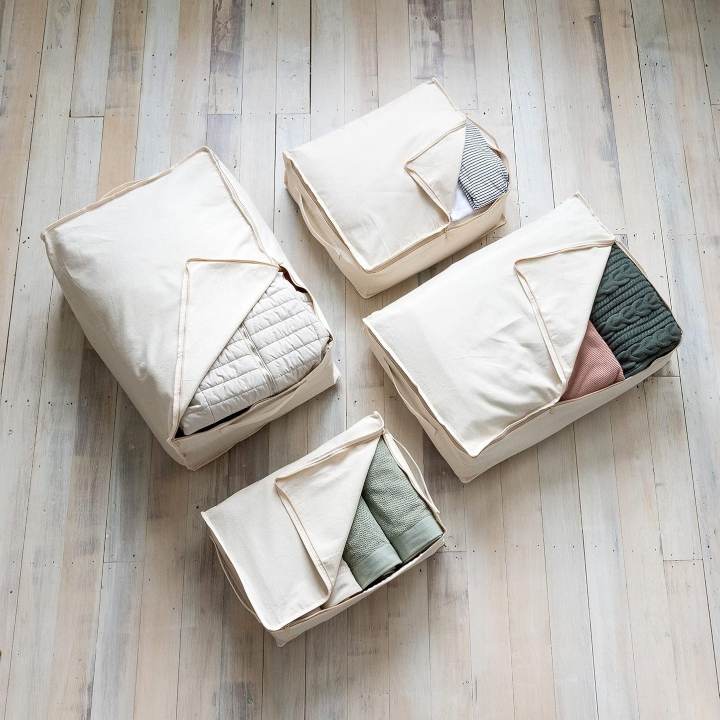Clothing Storage Bags – 330gsm (10oz) Thick Natural Cotton