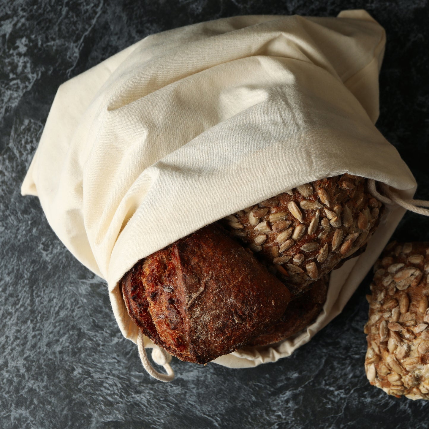 100% Organic Cotton Double Drawstring Muslin Bags